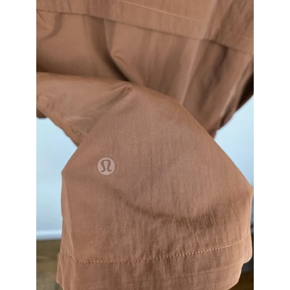 Lululemon Always Effortless Long Jacket Roasted Brown LW4BW9S Womens 6 - Picture 8 of 11